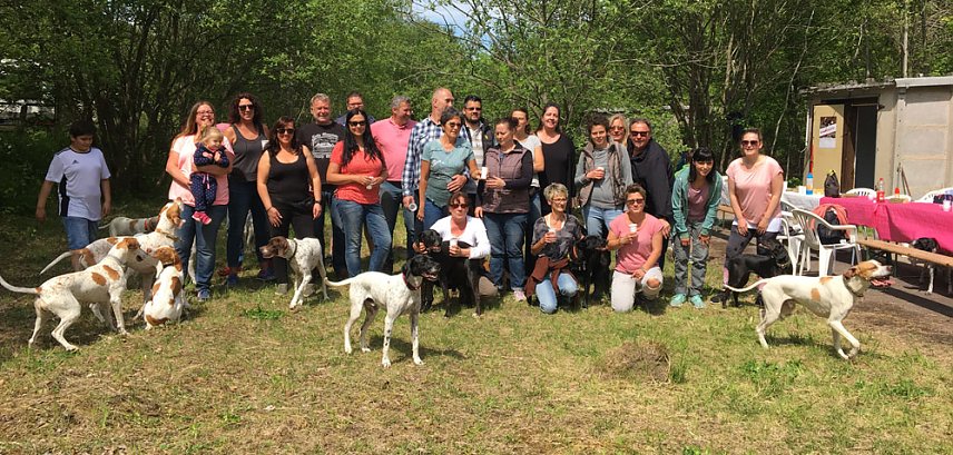 Bild: &Uuml;berregionales Treffen von Hundehaltern auf dem Freilaufgel&auml;nde  in Sondershausen...