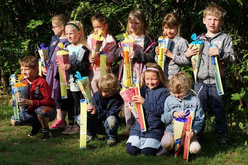 Bild: Ein weiteres Kindergartenjahr neigt sich dem Ende zu. F&uuml;r die Gro&szlig;en aus der Bunten-Spatzen-Gruppe des Johanniter-Kneipp-Kindergartens am Lohmarkt in Nordhausen wird es das letzte sein.