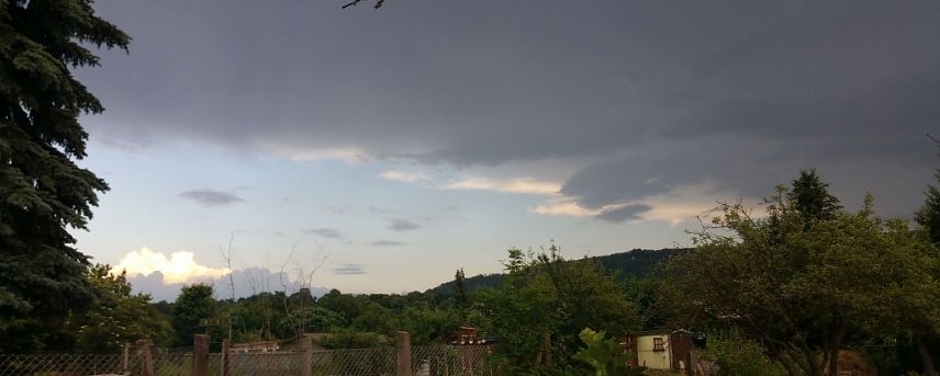 Bild: Gewitter &uuml;ber Sondershausen