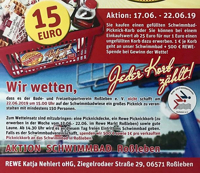 Bild: Wette in Ro&szlig;leben
