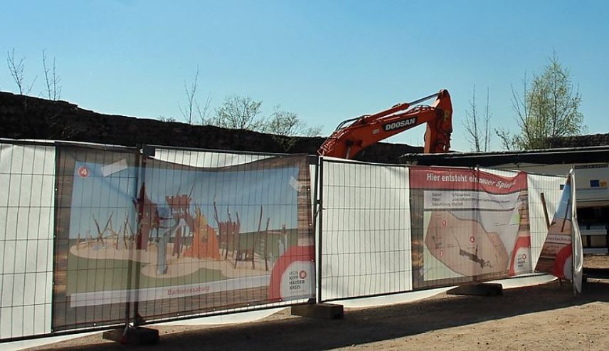 Bild: Spielplatz auf dem Kyffh&auml;user fertig gestellt