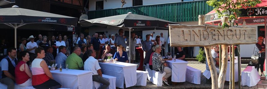 Bild: Der Nordth&uuml;ringer Unternehmerverband feierte heute sein Sommerfest auf dem Lindengut in Gudersleben