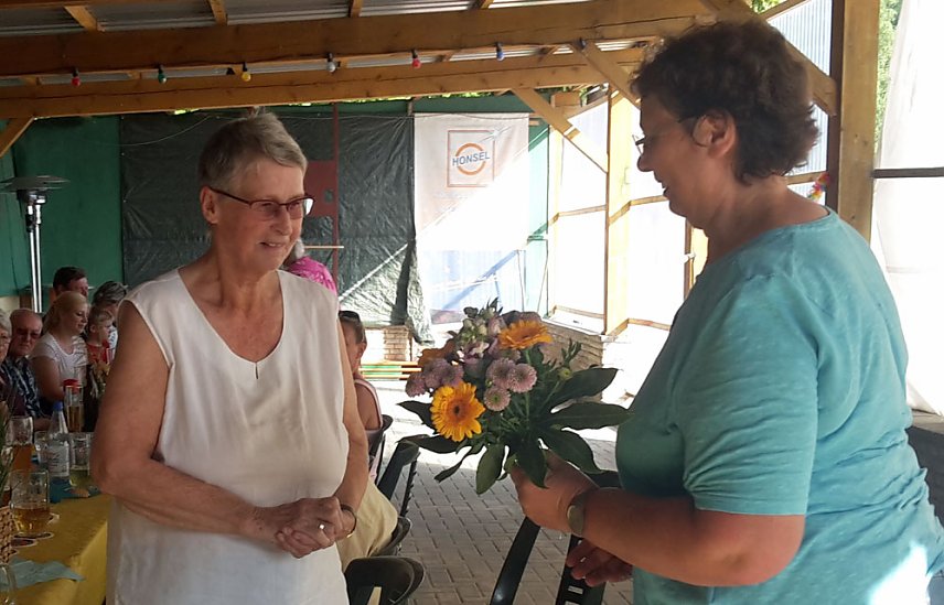 Bild: Beim CDU-Sommerfest Jubilarin geehrt