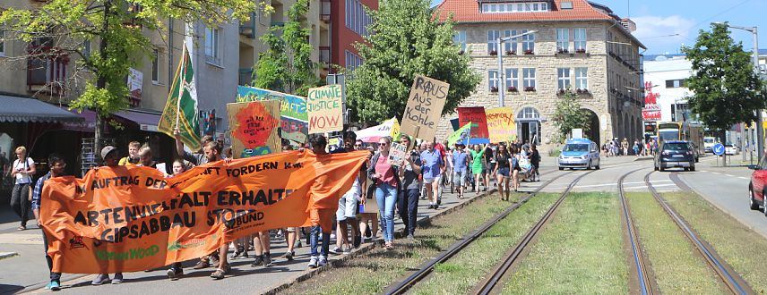 Bild: Fridays for Future Demonstration in Nordhausen