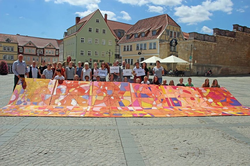 Bild: Gem&auml;lde (Puzzle) pr&auml;sentiert