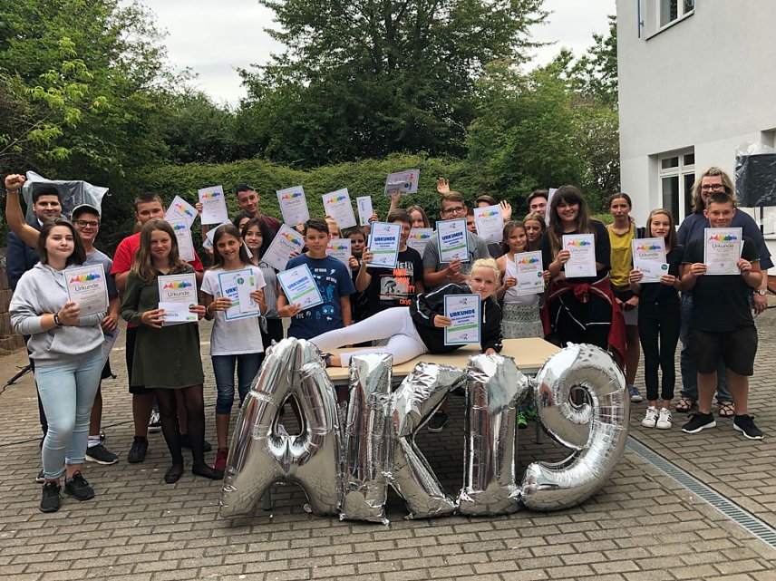 Bild: Auszeichnungen in der Borlachschule