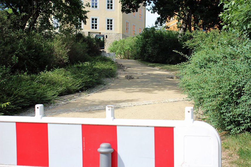 Bild: Weg wird repariert