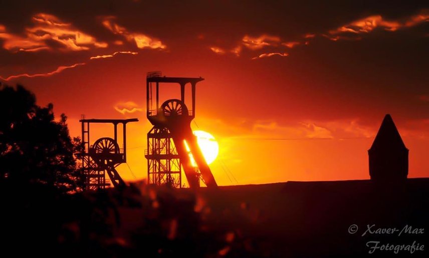 Bild: Sonnenuntergang bei Bleicherode