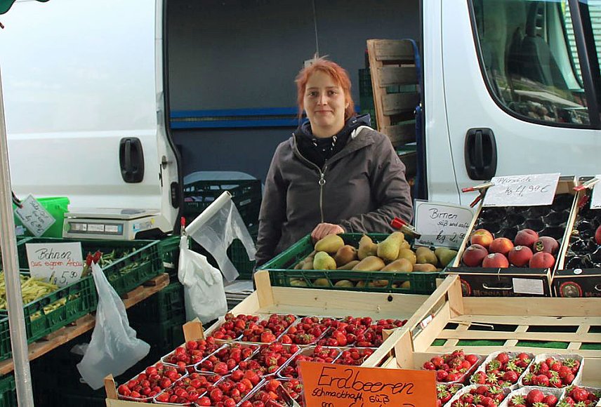 Bild: Klein aber fein: Der Markt in Ebeleben