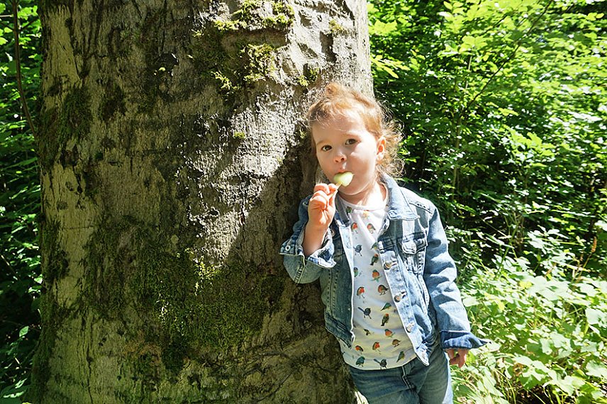 Bild: Vier Gramm Buchenholz sorgt f&uuml;r freudige Kinderaugen