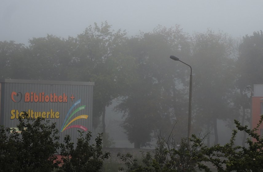 Bild: Herbstnebel und Trockenheit bleibt