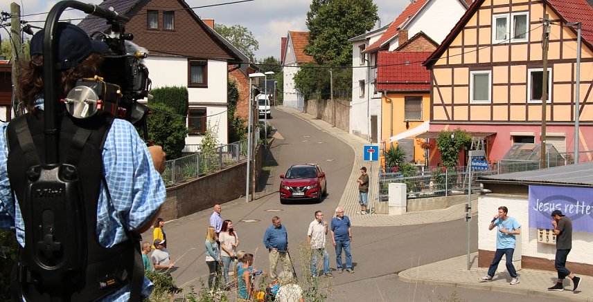 Bild: Dreharbeiten f&uuml;r "The Call" in Leimbach