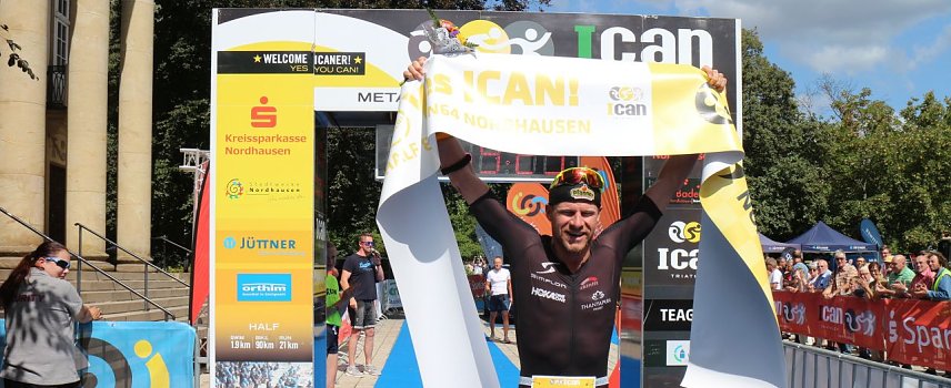 Bild: Per van Vlerken gewinnt den 7. Nordh&auml;user Half-ICAN