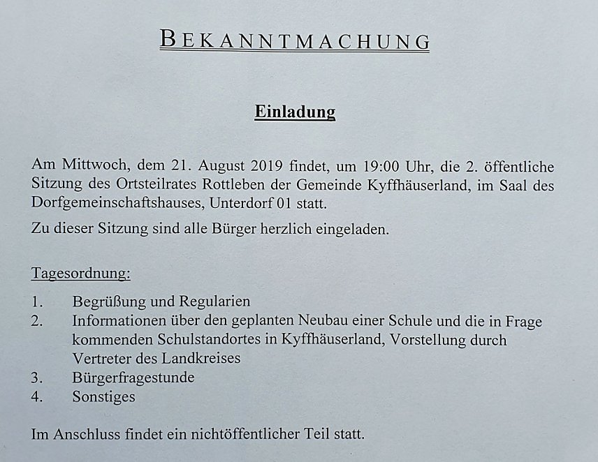 Bild: Standortfrage Schulneubau