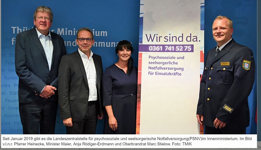 Bild: Im Notfall sind sie da!