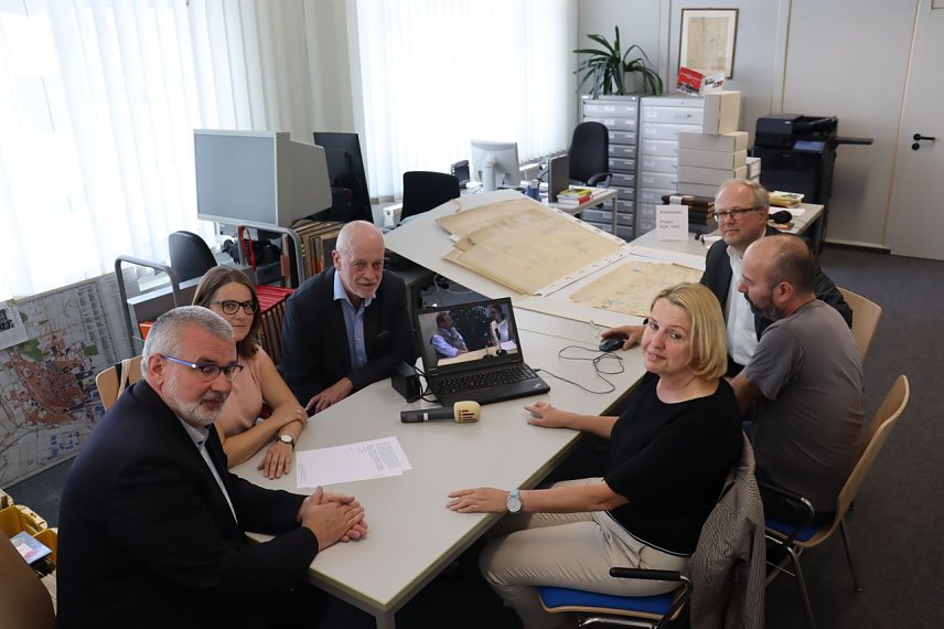 Bild: Das Stadtarchiv erhielt digitale Zeitzeugenberichte zur Zerst&ouml;rung der Stadt