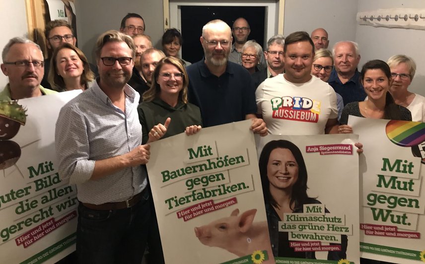 Bild: Nordh&auml;user B&uuml;ndnisgr&uuml;ne ziehen in den Wahlkampf