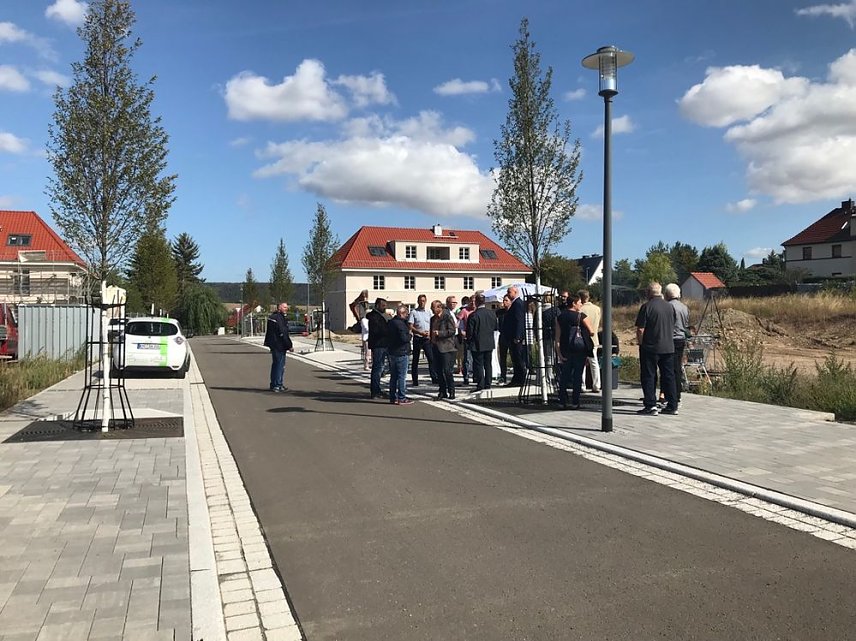Bild: Freie Fahrt in der Sebastian-Bach-Stra&szlig;e
