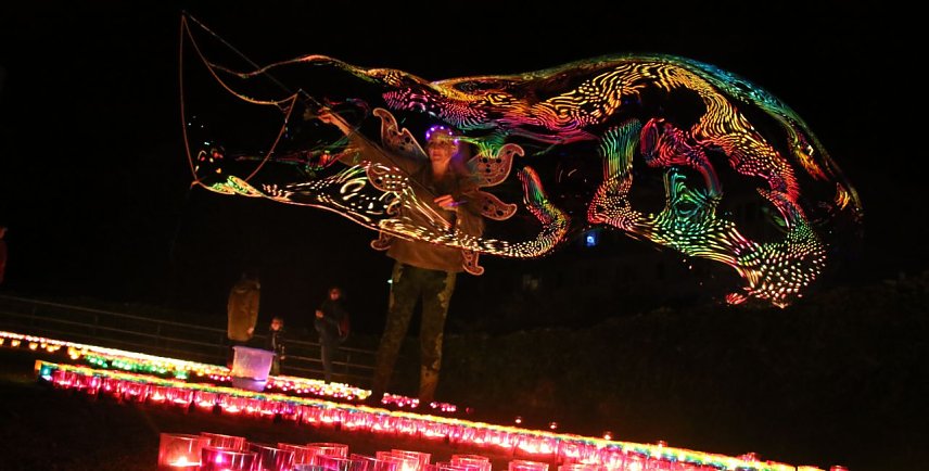 Bild: 16. Lichterfest auf dem Petersberg