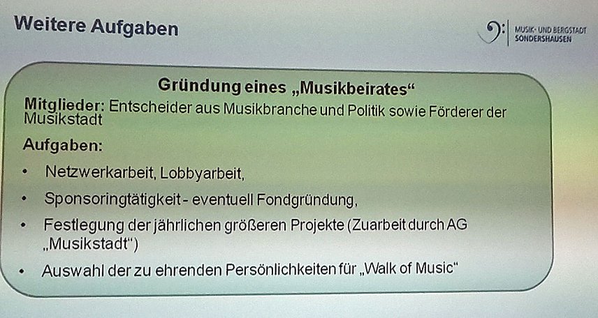 Bild: Gr&uuml;ndung eines Musikbeirats?