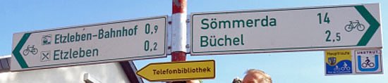 Bild: Radlerpause mit Niveau in Etzleben