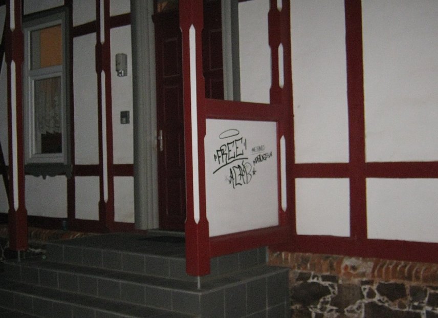 Bild: Grafitti in Ilfled