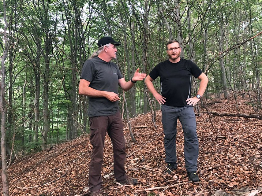 Bild: Neue Mountainbike-Strecke entsteht im Possenwald