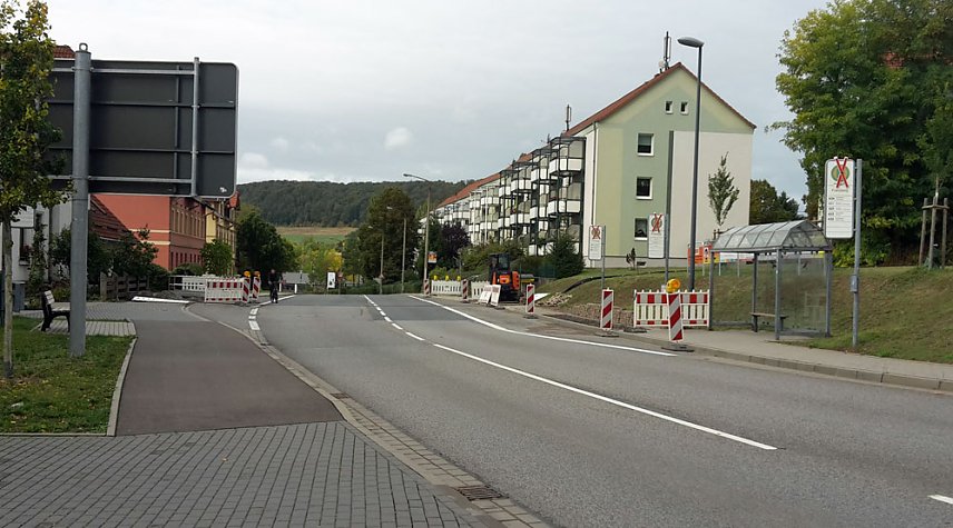 Bild: Zufahrt zur B4 wieder frei