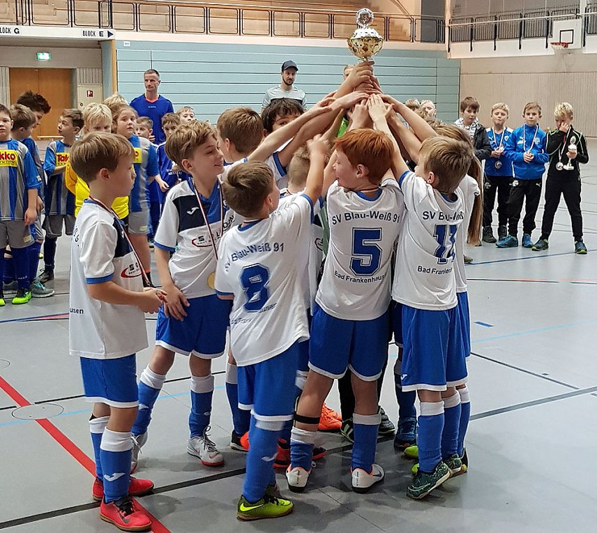Bild: F-Junioren SV Blau Wei&szlig; Bad Frankenhausen 2018/19