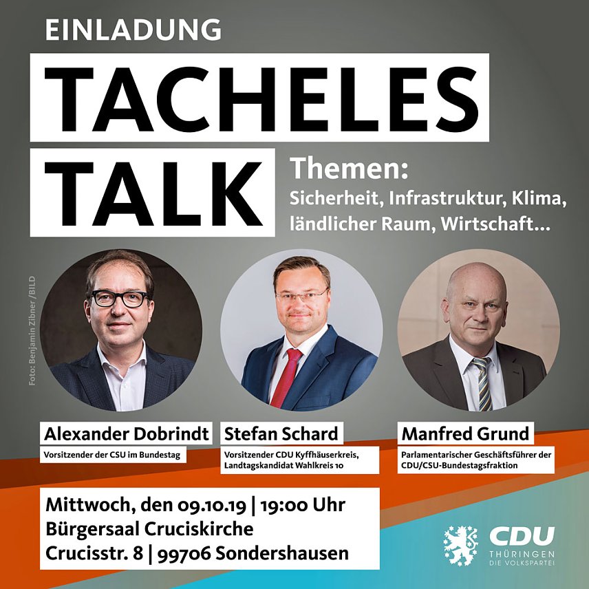 Bild: "Tacheles Talk" in Sondershausen