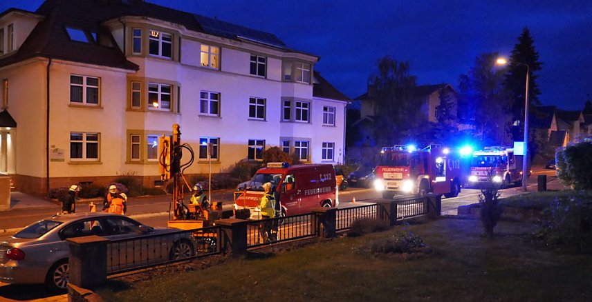 Bild: Baugrunduntersuchung gestartet
