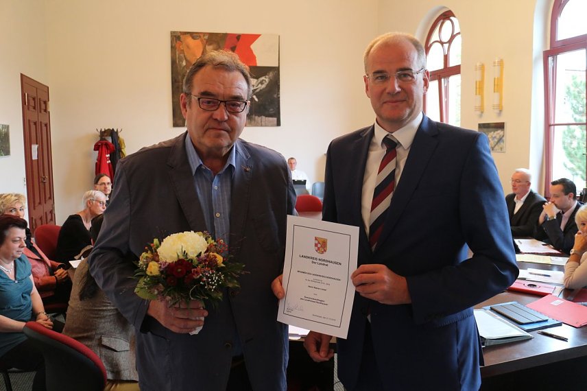 Bild: Herr Rainer Linsel wurde erneut zum Seniorenbeauftragten des Kreises ernannt