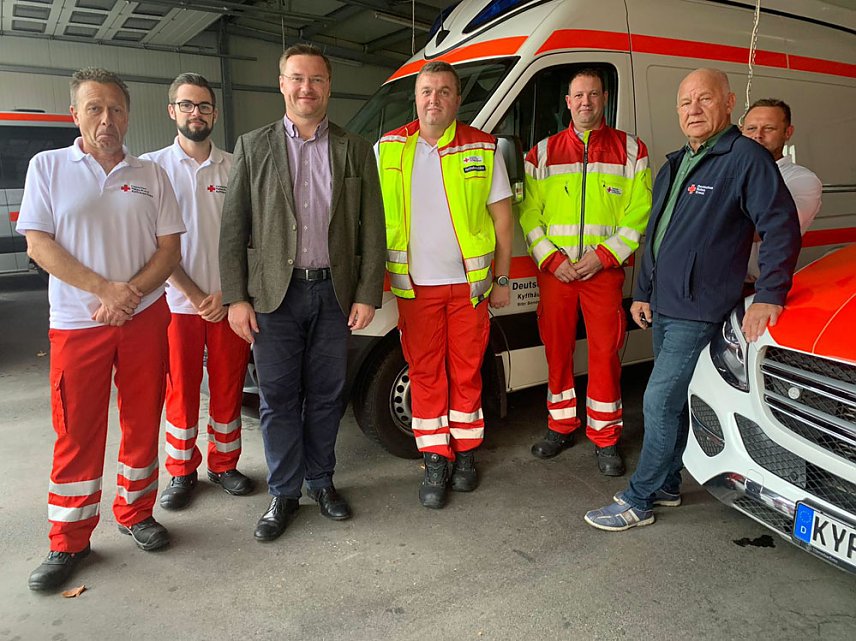 Bild: Schard beim DRK-Rettungsdienst