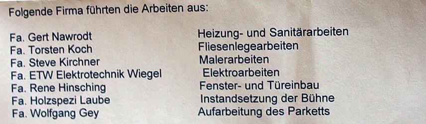 Bild: Halle rechtzeitig zur Kirmes eingeweiht
