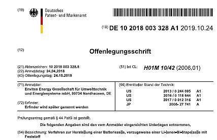 Bild: Patent (Ausschnitt)