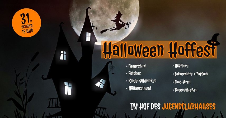 Bild: Halloween-Hoffest im Jugendclubhaus