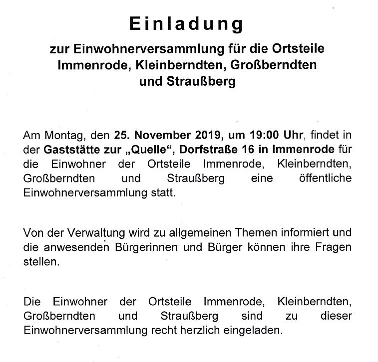 Bild: Aus den Beh&ouml;rden