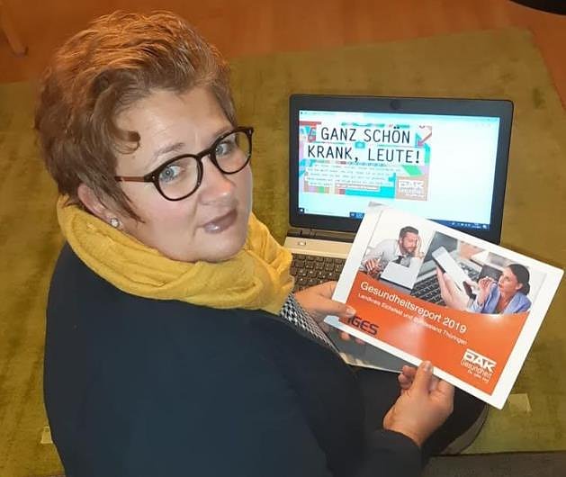 Bild: Beatrice Knauf-M&uuml;ller legt die neuen Zahlen vor