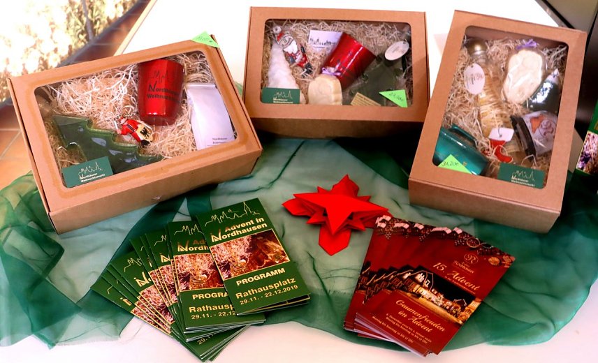 Bild: Erstmals wird es in der Stadtinformation Nordhausen eine Nordh&auml;user Weihnachtskiste mit unterschiedlichen regionalen Produkten geben