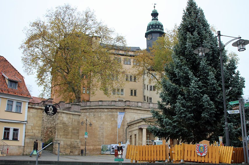 Bild: Auch in Sondershausen steht der Weihnachtsbaum