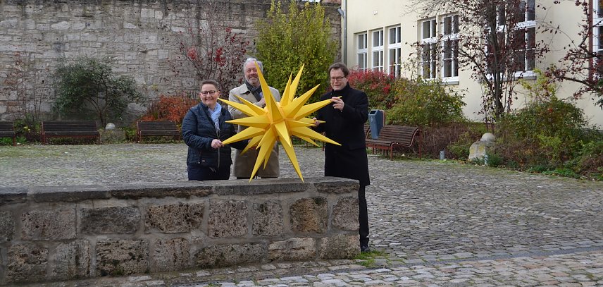 Bild: Herrnhuter Stern f&uuml;r St. Jakobi_Heike Strecker_Helge Wittmann_Johannes Bruns