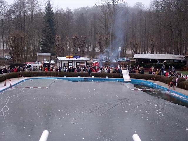 Bild: Neujahrsbaden in Neustadt