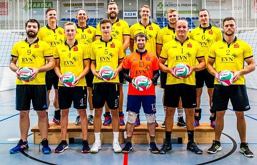 Bild: die Volleyballer vom SVC Nordhausen laden zum letzten Heimspiel