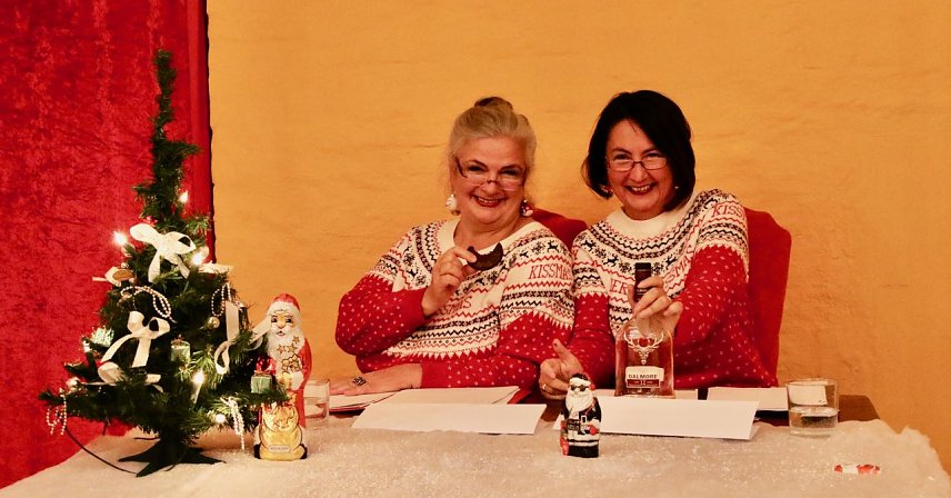 Bild: Alle Jahre wieder: die Weihnachtslesung mit Anja Eisner und Susanne Hinsching