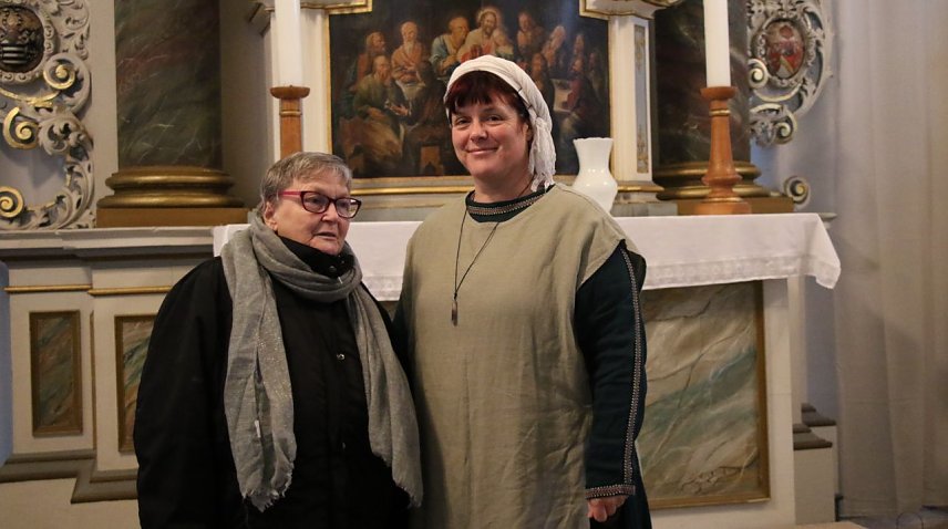Bild: Wollen ihre Kirche retten: Elke Blanke und Astrid Lautenschl&auml;ger