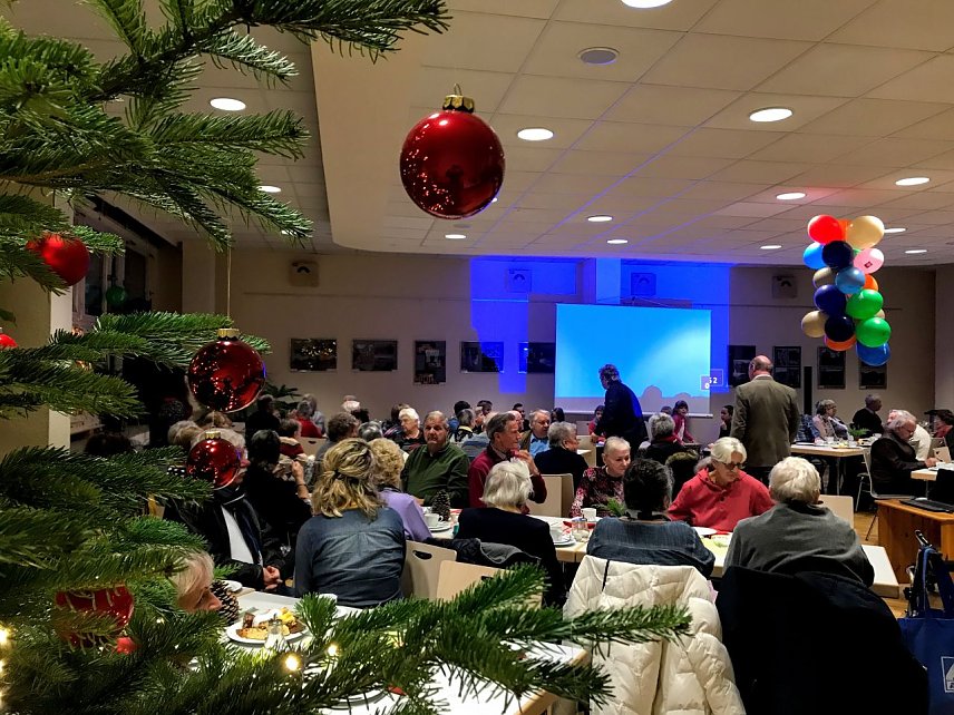 Bild: as Nordhaus-Team freut sich auf viele G&auml;ste zum dritten Geburtstag. Das Foto zeigt einen Blick in den Saal im vergangenen Jahr