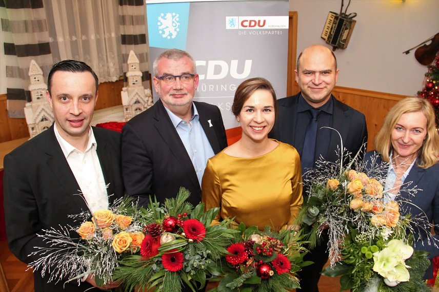 Bild: Das Pr&auml;sidium des neuen Kreisvorstands.