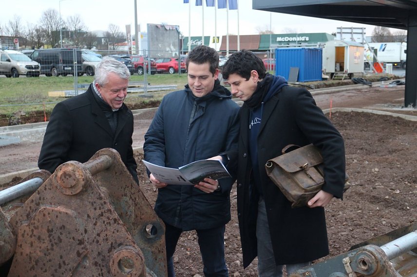 Bild: v.l: Olaf Salomon, Dennis Schuldig und Sebastian Kupfer