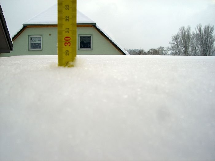 Bild: Schnee gemesen