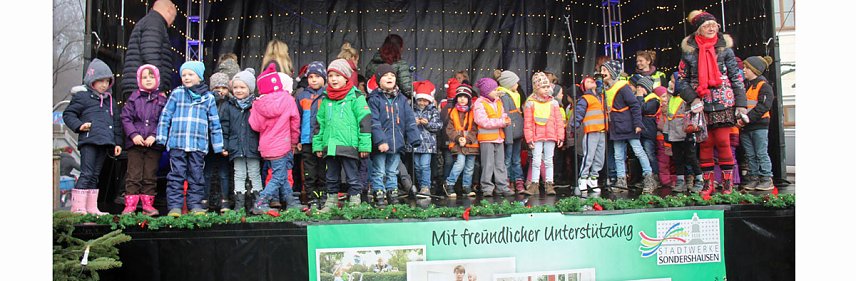 Bild: Weihnachtsmarkt in Sondershausen er&ouml;ffnet